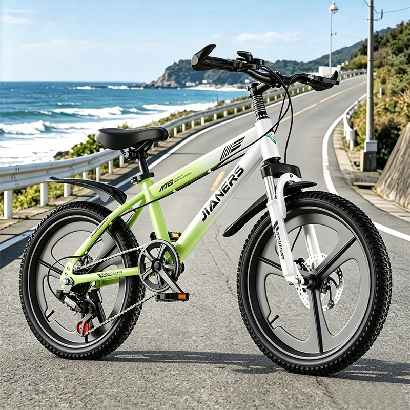 Nuevas bicicletas de 6 - 17 años, niños y niñas, estudiantes de primaria, niños de edad media, niños de velocidad única, bicicleta de montaña adolescente, rodillo de bicicleta image 15