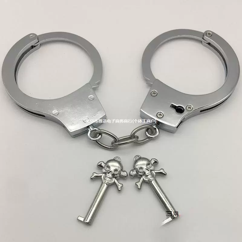 Металлические наручники из нержавеющей стали, замок, игрушка, для любимых, утолщенные
