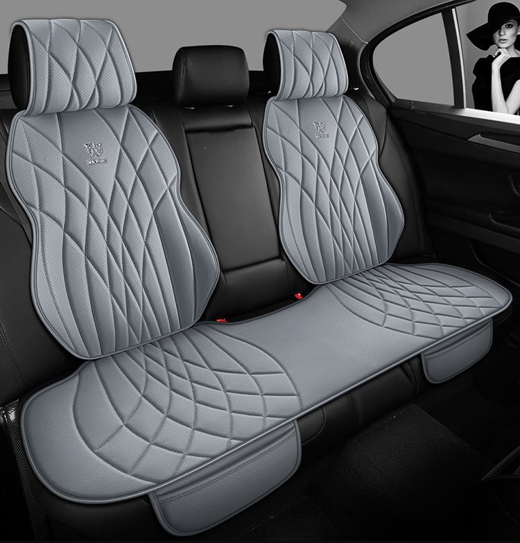 New Car Seat Cushion, Universal for All Seasons, Small Three-Piece Set, Breathable Nappa Leather, Single-Piece Car Seat Cushion, Cross-Border Wholesale