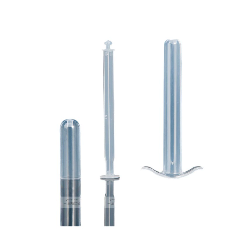 Заводская оптовая gynecological pushing device push dosage dosage tube gynecological medication PE plastic disposable tube