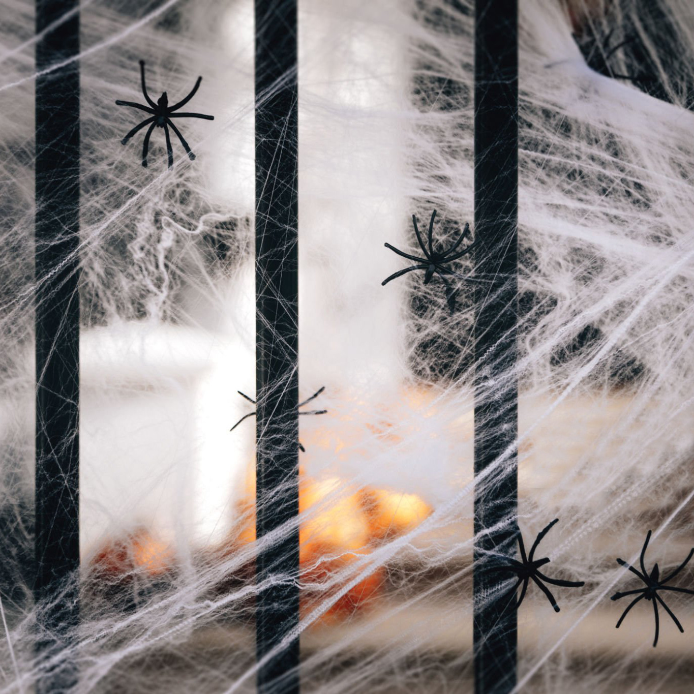 Decoración de Halloween accesorios araña algodón araña tela de araña seda araña habitación secreta bar casa embrujada accesorios de decoración de terror