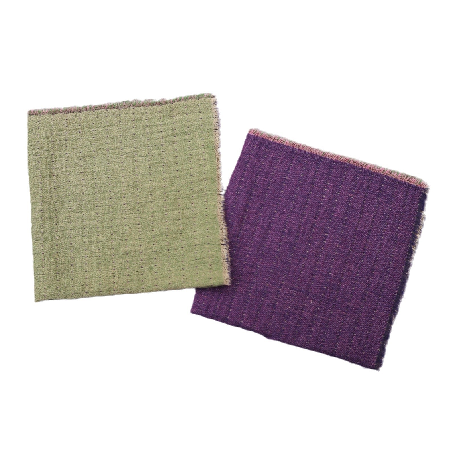 Servillas de seda de doble capa de algodón AB Jacquard tela de mesa bohemia decoración hotel toalla de té tela de clip