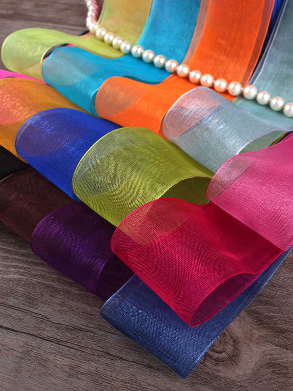 Sheer Organza Ribbon 4cm Wide for Making Roses, Decorative Mesh Fabric, Transparent Organza, 4cm Chiffon Ribbon Sheer Organza Ribbon 4cm Wide for Making Roses, Decorative Mesh Fabric, Transparent Organza, 4cm Chiffon Ribbon