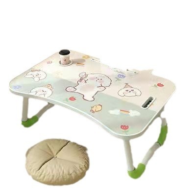 Bed desk foldable small table computer desk bed lazy student dorm study desk do homework bedroom sit on the ground