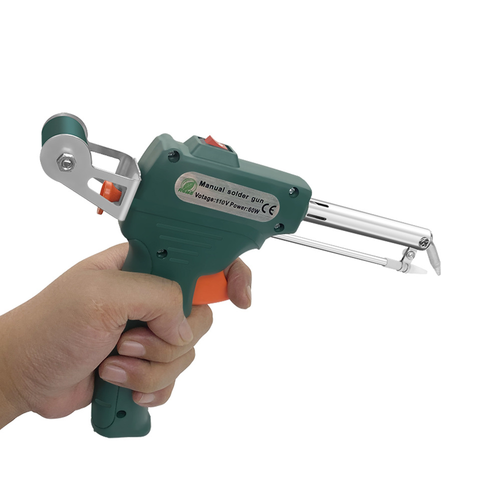 Pistola de soldadura manual temperatura constante soldador eléctrico soldadura automática traje de soldadura agarre soldadura electrónica doméstica reparación herramienta de soldadura