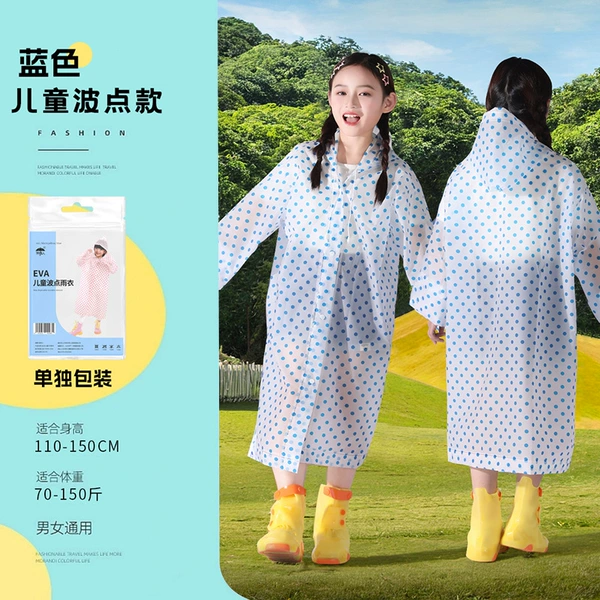 18 silk 100g children's thickened blue polka dots