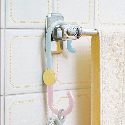 Sanada вращающийся на 360 градусов S-образный крючок, импортированный из Японии, 3 шт., многофункциональный, экономит место и сушит.