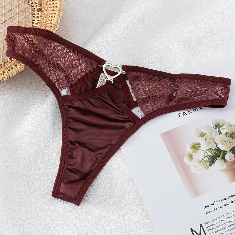 VOEONIN/ Женское sexy кружевное нижнее белье — деликатная краевая кружевная отделка, нежные декоративные трусики в разных цветах