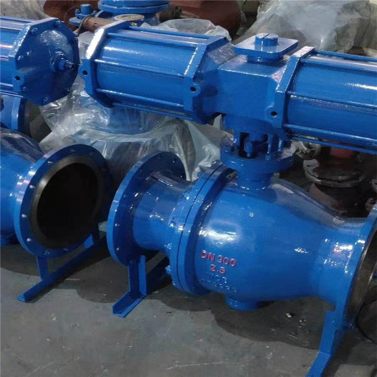 Q647Y-2.5C 气动耐磨卸灰球阀 DN400 气动缩经卸灰球阀