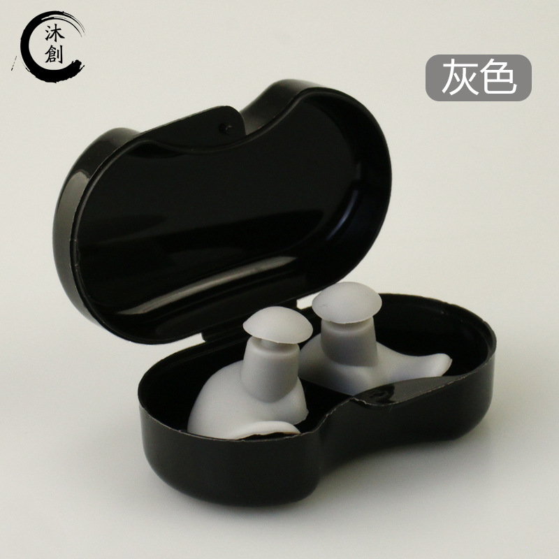 Natación tapones para los oídos de silicona tapones para los oídos impermeables natación caja espiral tapones para los oídos adultos baño de buceo fabricante de silicona