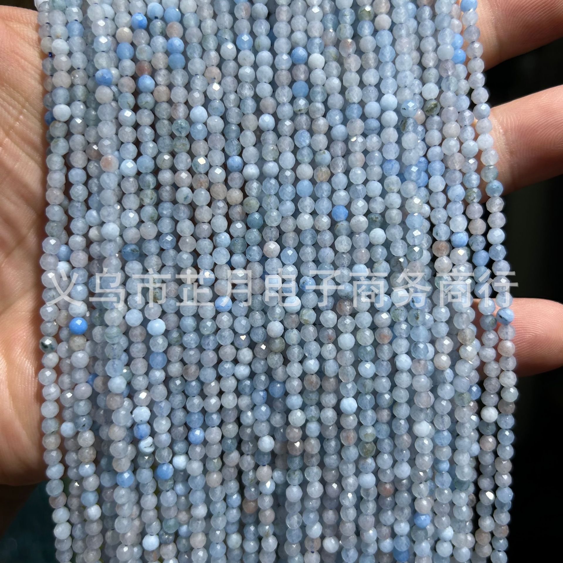 Pequeñas cuentas 2mm3mm4mm facetas todo tipo de ágata Cristal de piedra natural granos sueltos DIY joyería pulsera collar