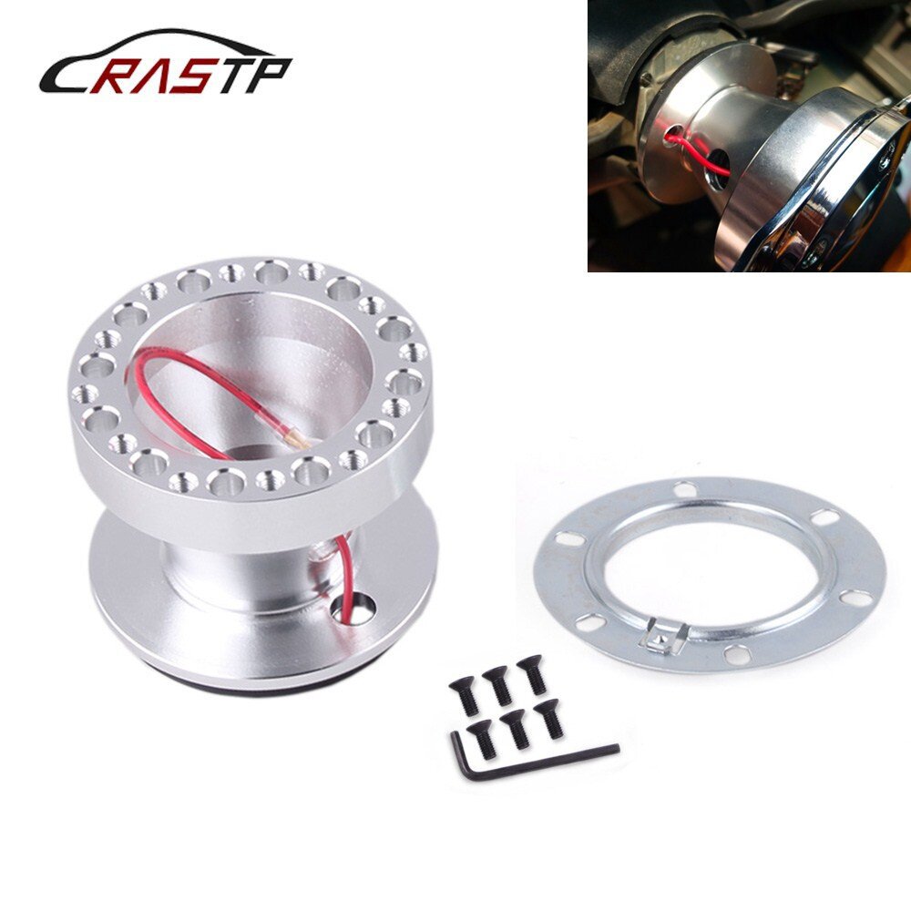 Cross-Border Car Modification Steering Wheel Adapter Aluminum Alloy Vw4 Suitable for Volkswagen Base Adapter Universal