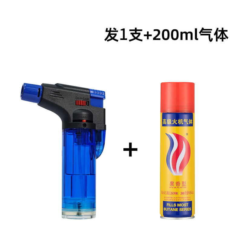 新打火机高级防风直冲打火机点火器点艾条神器点雪茄充气焊枪喷枪|undefined