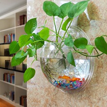 迎墙上装饰品墙面装饰创意餐厅卧室墙饰挂饰花盆壁挂鱼缸墙壁迎阙