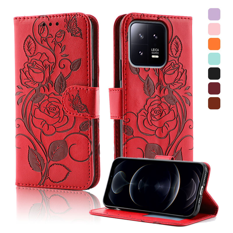 适用iPhone16ProMax手机皮套翻盖压花苹果15手机壳钱包插卡保护套