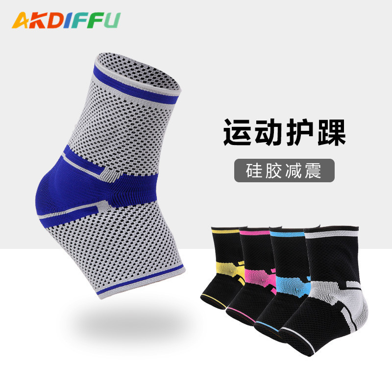 Equipo de protección unisex máquina constante deportes protección del tobillo de punto protección del tobillo de silicona soporte de presión pie cesta fila entrega