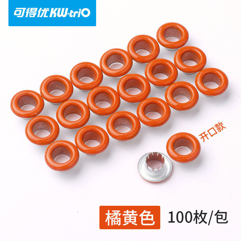 Kedeyou plástico color metal hebilla de ojo de pollo anillo de protección transparente remachadora de tarjetas perforadora manual perforadora de anillo