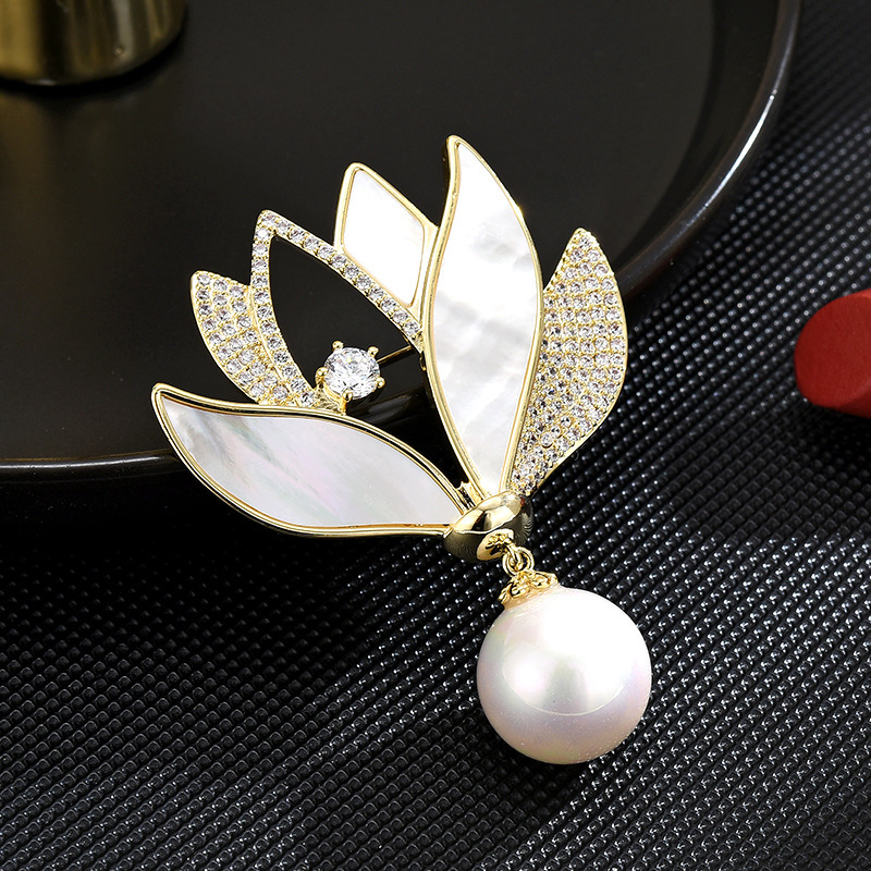 Broche de loto para mujer estilo chino joya de lujo elegante_voghion.com