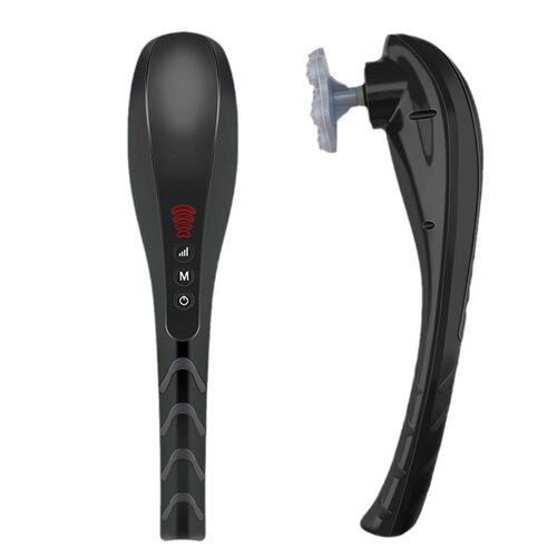 Cross-border dolphin massager household electric hand-held back thumping stick waist back shoulder neck full body percussion massager wholesale