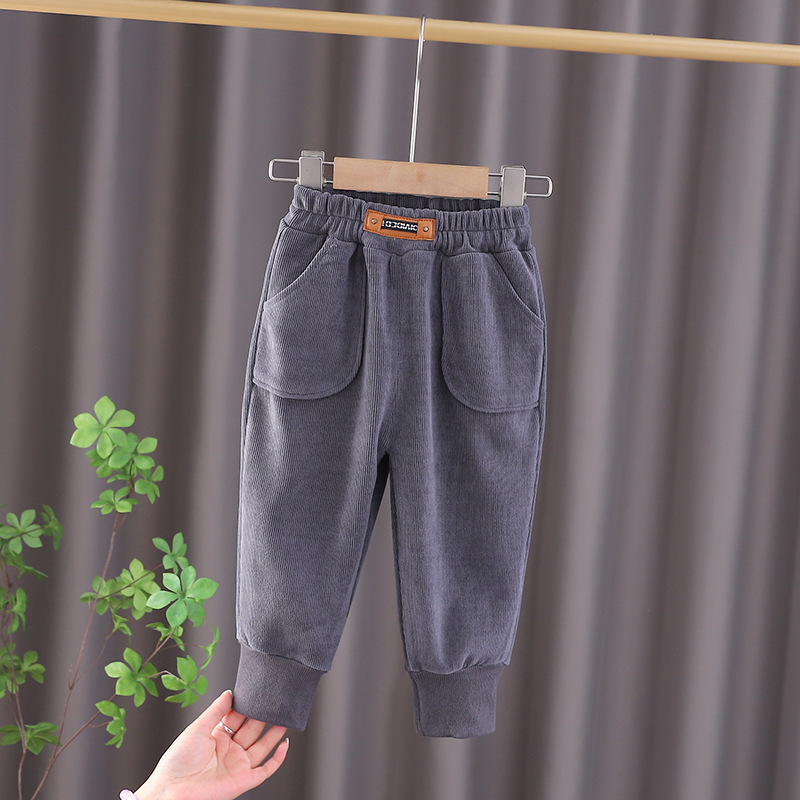 그레이 리벳 허리 바지 싱글 피스