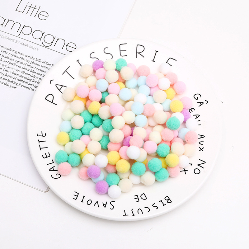 Bola de lana spot poliéster color tamaño peluche bricolaje accesorios hechos a mano juguetes de alta elasticidad bola de lana envío gratis