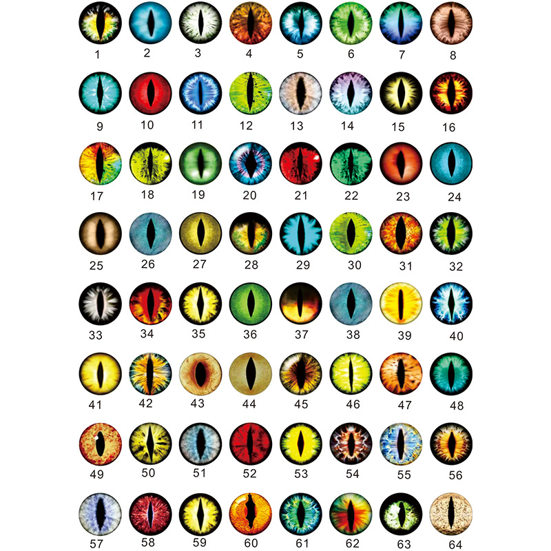 玩偶玻璃眼睛配件DIY饰品动物水晶时光宝石厂家直供首饰琉璃兔子