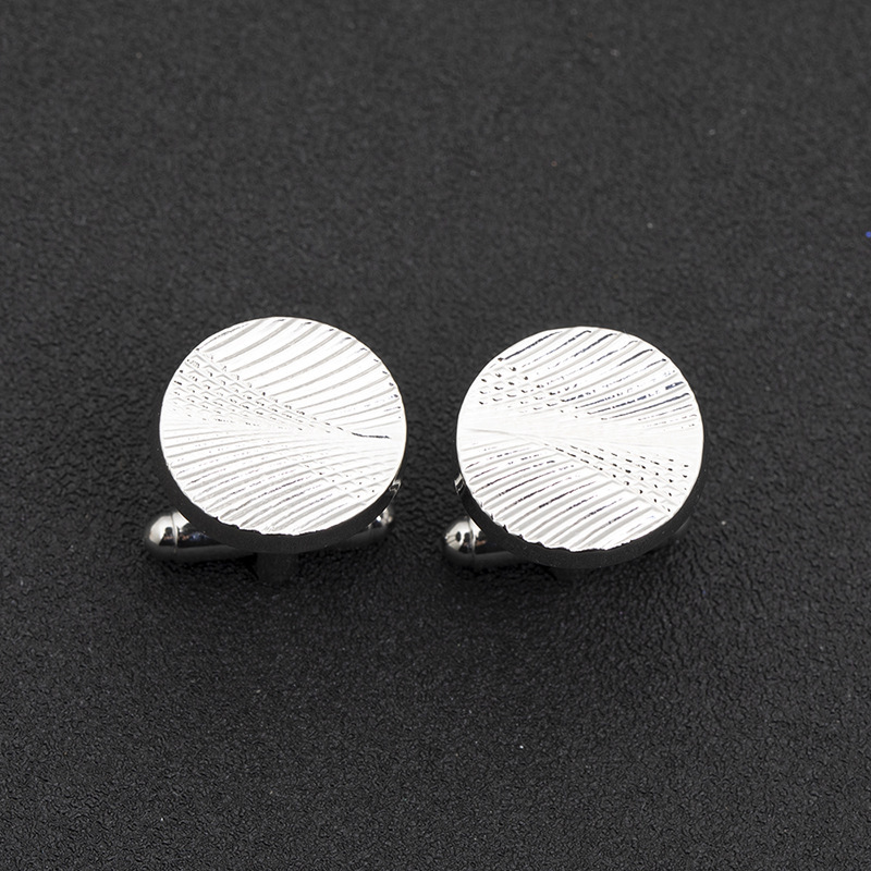 Neue herren hochzeit manschettenknöpfe runde spirale muster klassische vielseitig herren manschette nagel zubehör fabrik spot_voghion.com