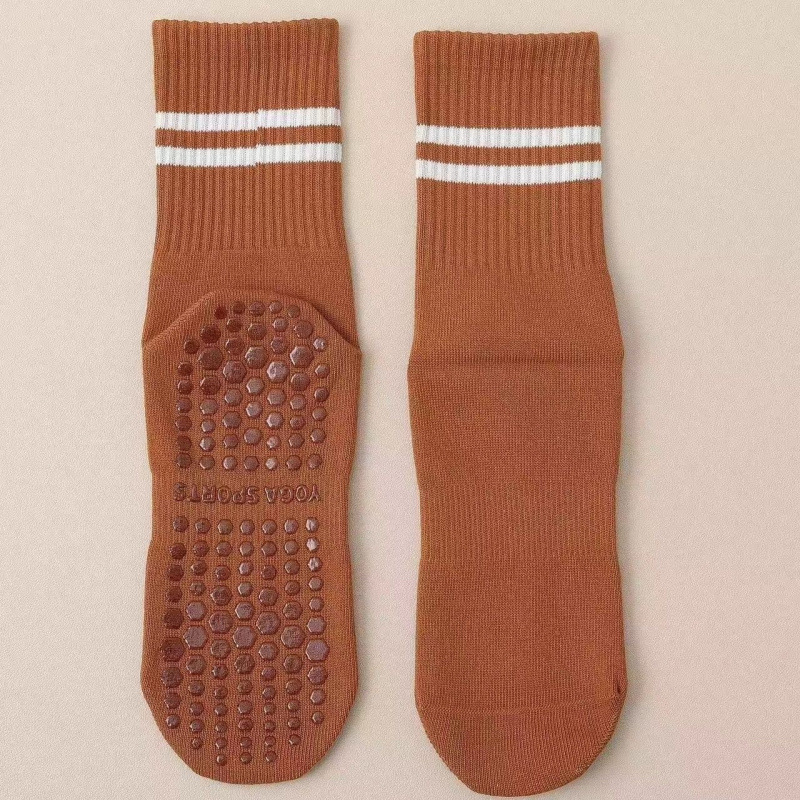 Pantalones de medias para niños y niñas, puntos antideslizantes, pantalones de medias para interiores, calcetines deportivas paralelas casuales coreanas al aire libre.