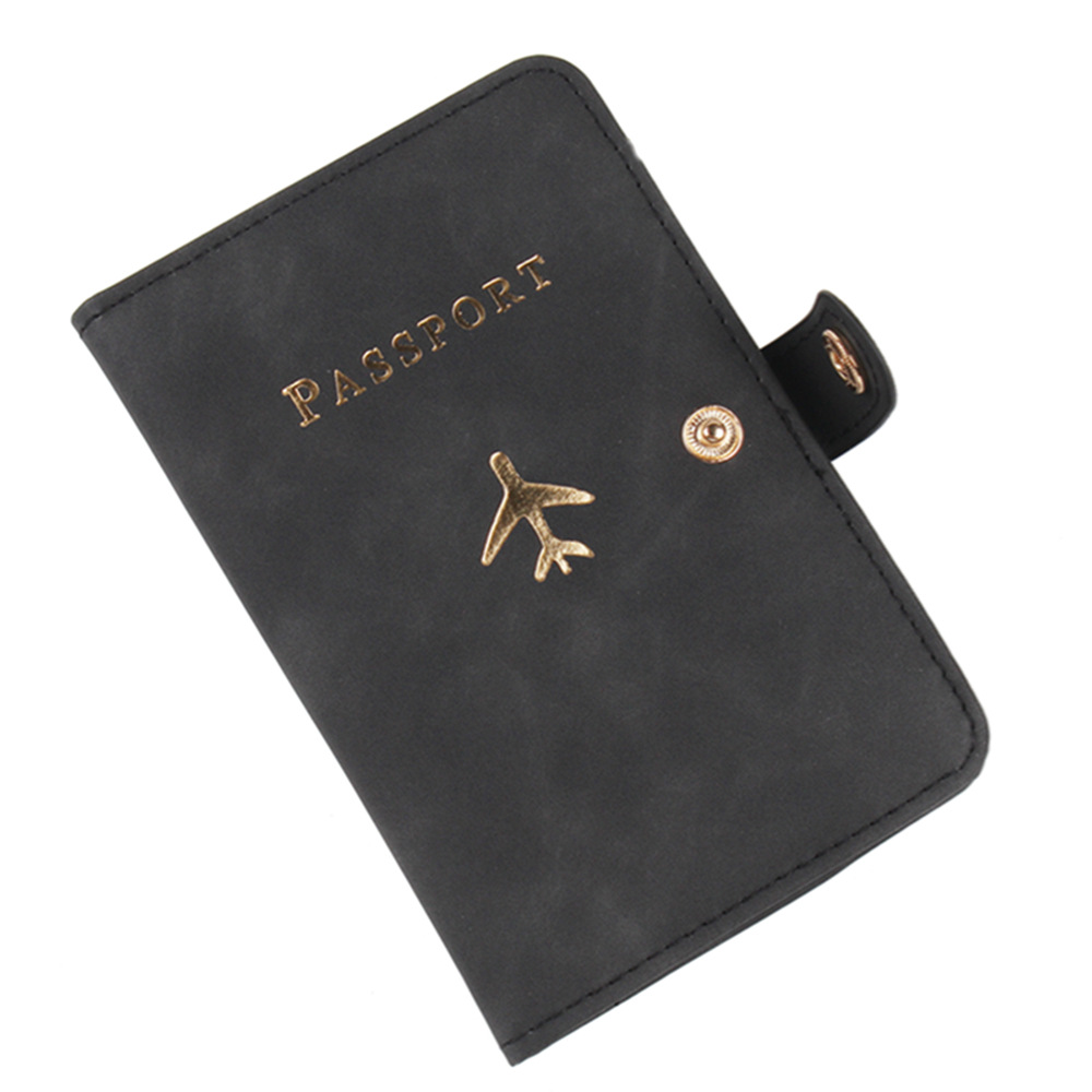 Transfronteriza nueva vacuna de cuero de PU esta cubierta protectora titular de pasaporte titular de la tarjeta bancaria certificado de almacenamiento organizador fabricante de bolsas en stock