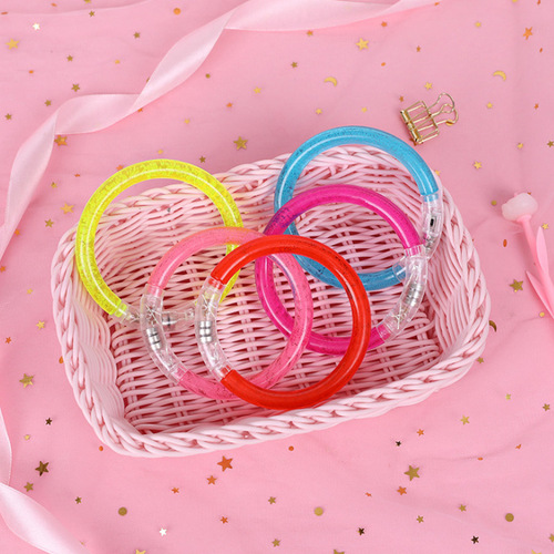 Luminous Toy Acrylic Glitter Bracelet Luminous Bracelet Bar Dance Street Stall Supply Wholesale