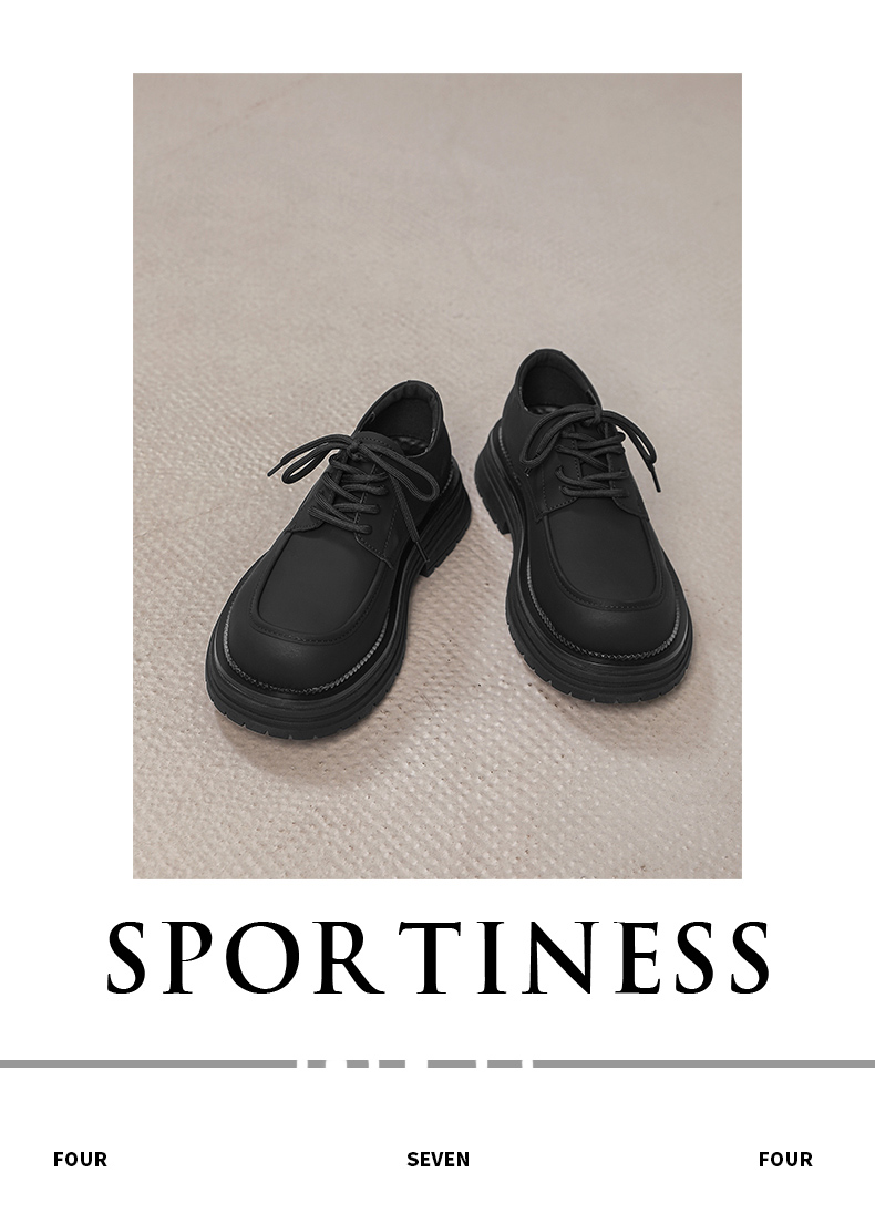 ShoeVault Herren Leder 2025 Neue Business Casual Schwarz Große Zehen Arbeits Frühling Herbst Dicke Sohle Derby Schuhe_voghion.com