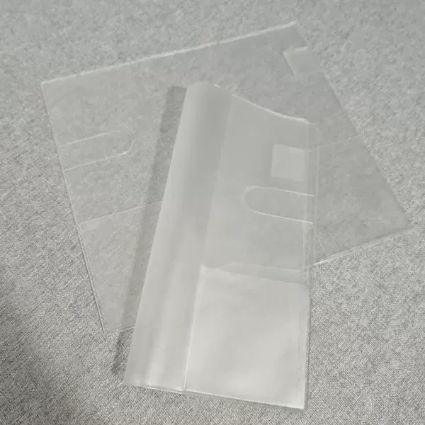Direct Supply Pvc Waterproof and Scratch-Proof Thickeneded Transparent Frosted Multi-Card Slot Handbook Protective Cover Book Jacket Customized L