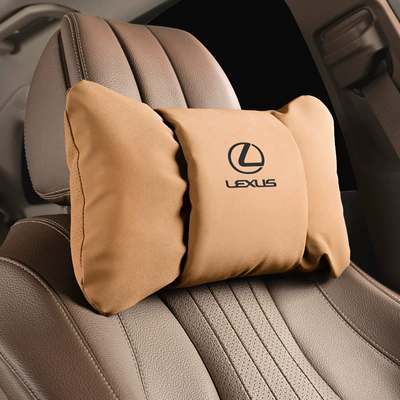 for Lexus Headrest: Headrest - butterfly-style-golden-brown-lexus-headrest-set