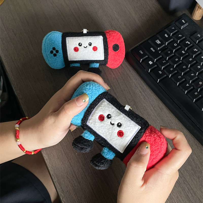 现货卡通家电小玩偶毛绒挂件创意游戏机电饭煲玩具游乐城抓机娃娃|undefined