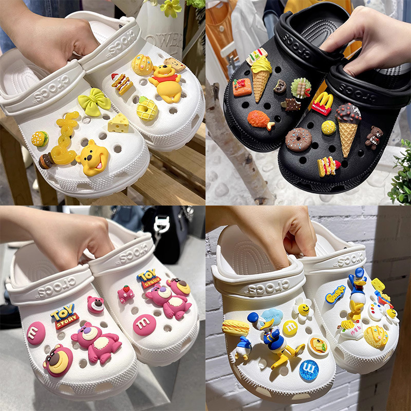 Sweetheart Cartoon Doll Hole Shoes Accessories crocs Shoe Buckle Shoes Flower Carlos cross Accessories Accessories Decoration