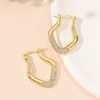 Elegant fashionable earrings, wish, simple and elegant design, European style