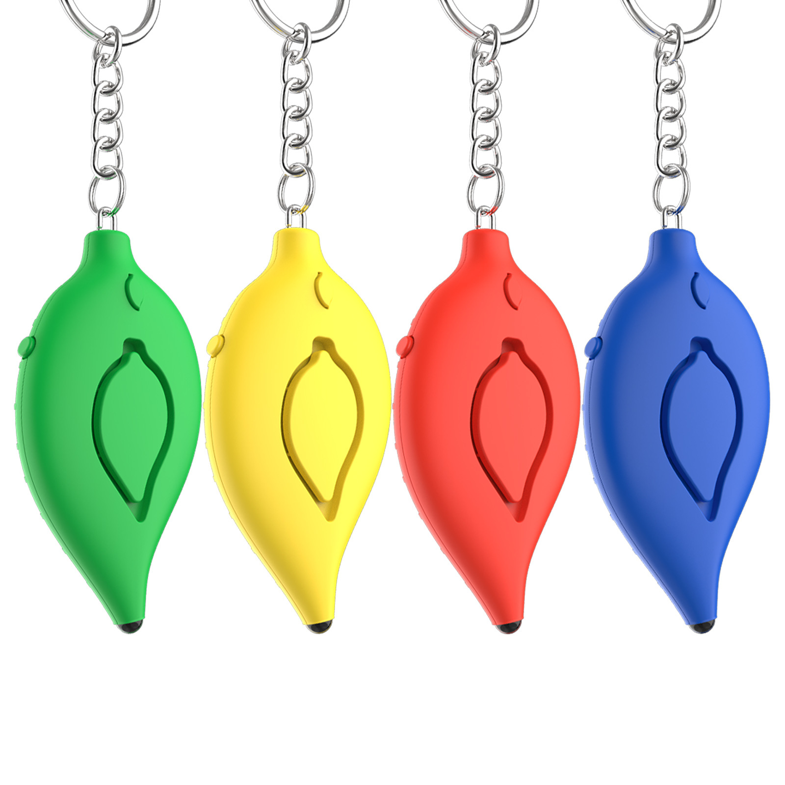 Alarma Personal en Forma de Hoja con Luz LED y 130 dB para Mujeres y Estudiantes