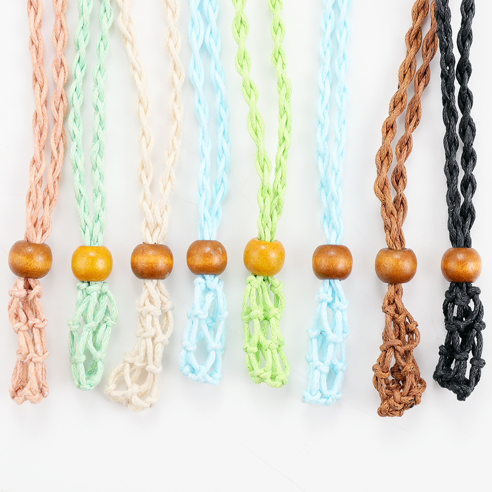 retro woven organic pendant