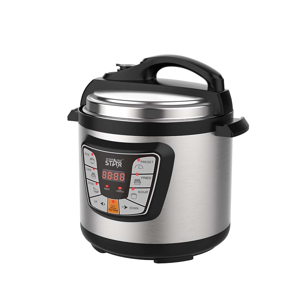 Winning Star Cross-border US acero inoxidable 6L cocina sopa preservación del calor olla arrocera multifuncional olla a presión eléctrica image 6
