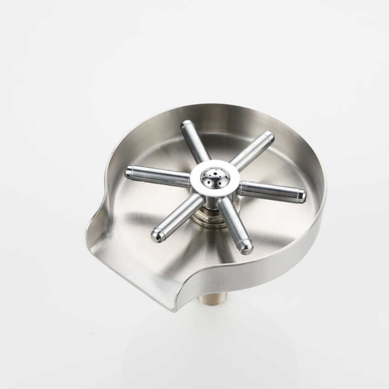 Cross-Border 304 Stainless Steel Cup Washer, High-Pressure Automatic Spray Sink for Bar, Coffee, Milk Tea, and Commercial Use