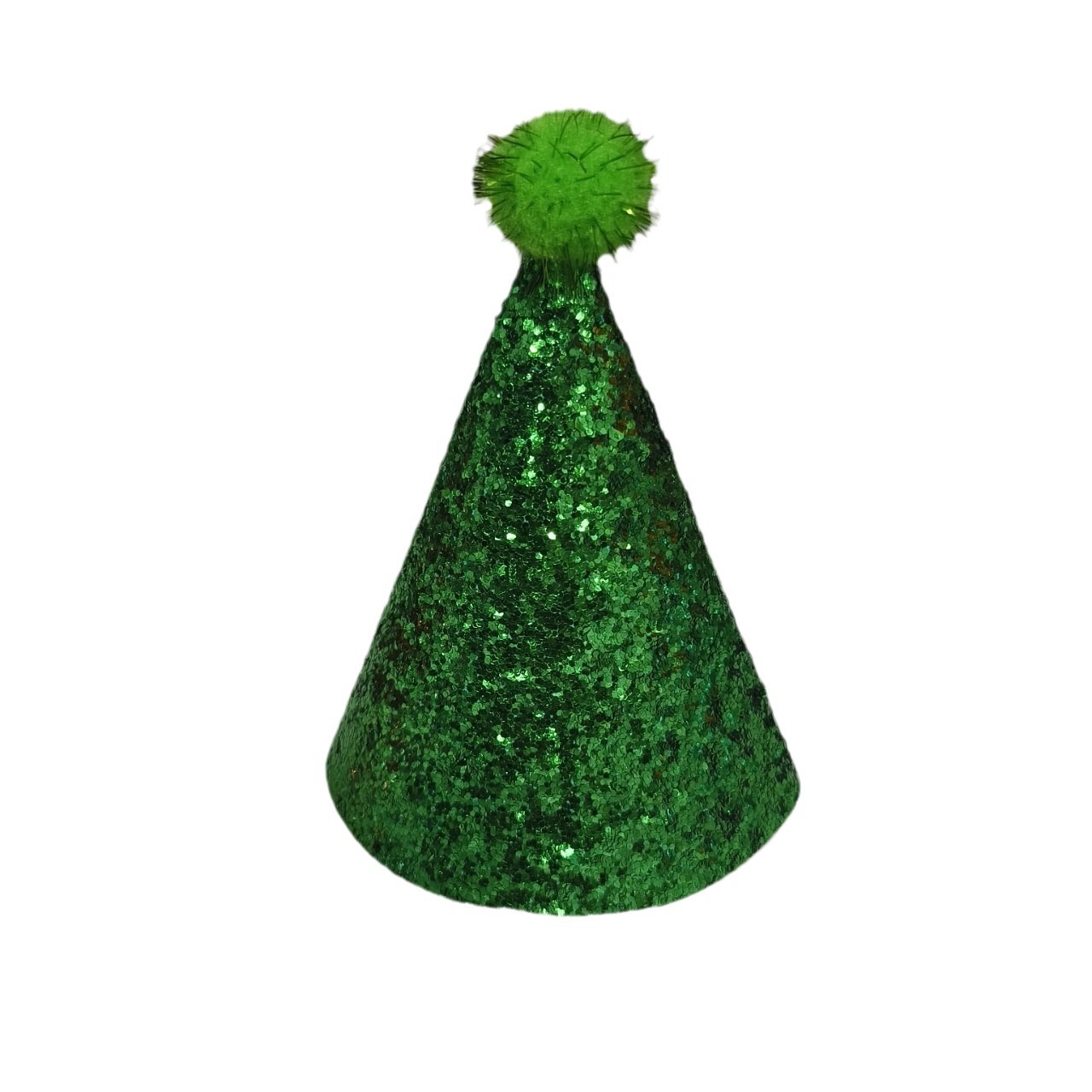 Amazon cross-border pet cumpleaños sombrero perro gato niño cumpleaños party polvo brillante sombrero vestido de baile