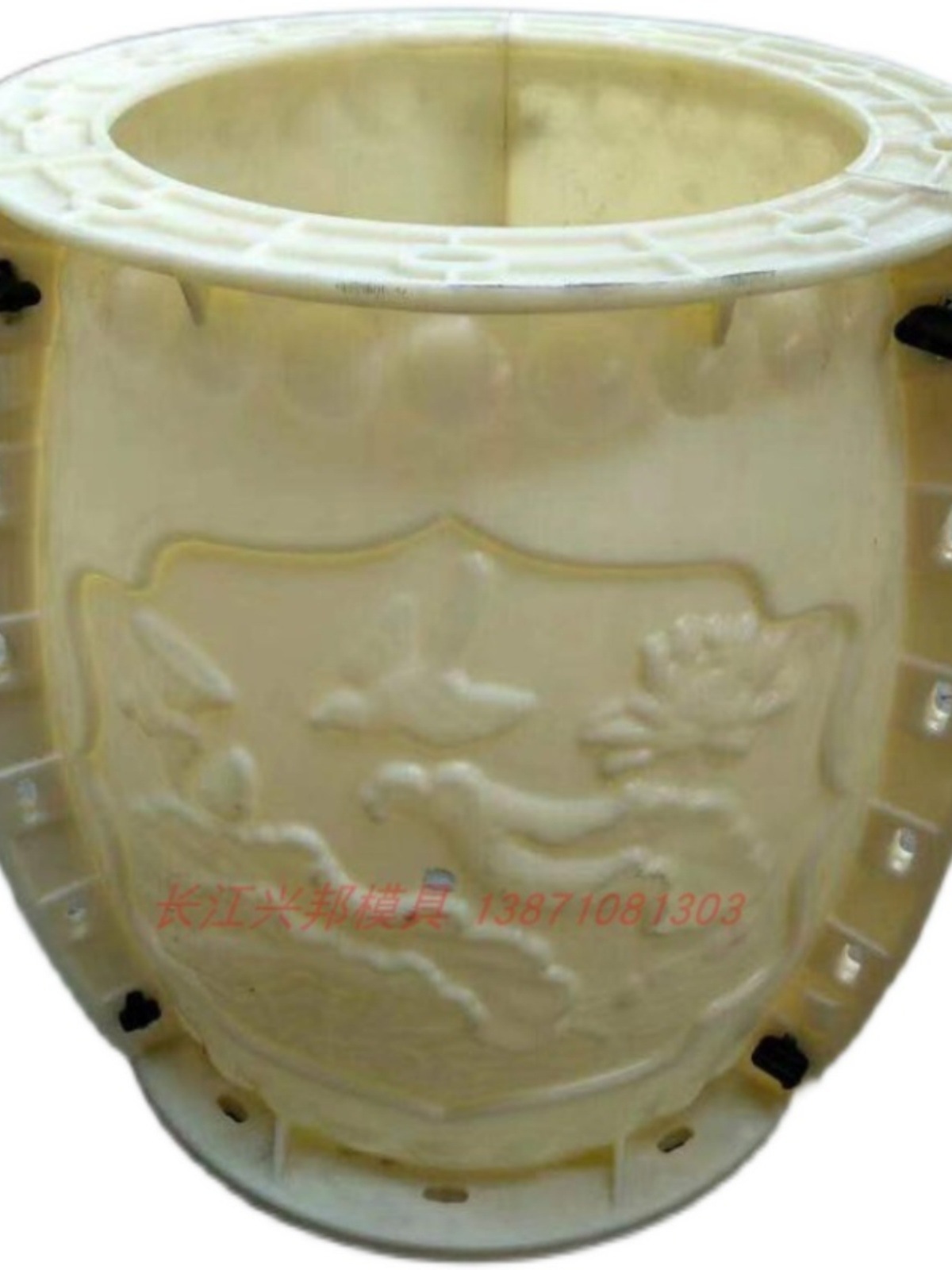 仿古水泥桌子模具庭院水泥桌椅凳子塑钢模型圆形花园仿石混泥土磨