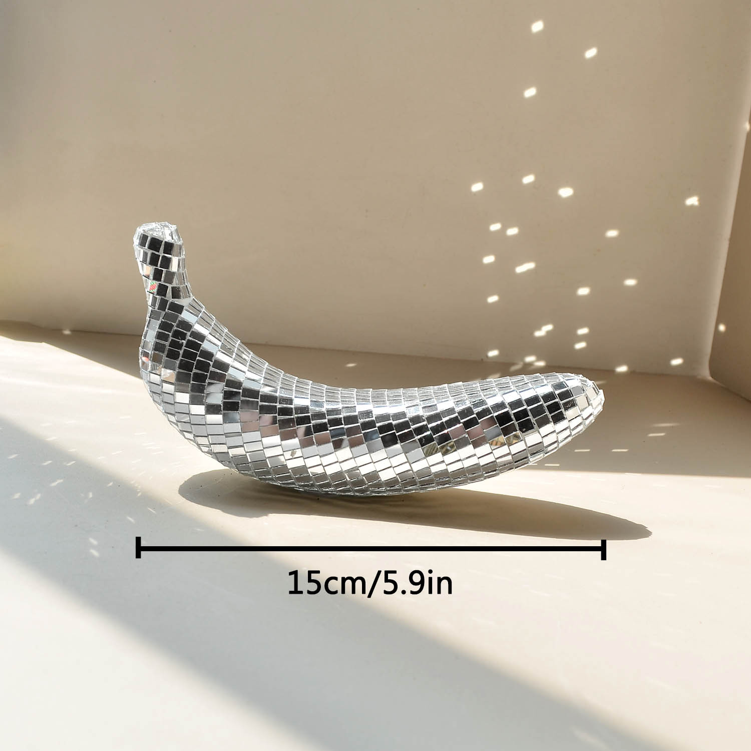 70g Weight Hip-Hop Rock Banana Foam Glass Ornaments Artificial Decorations