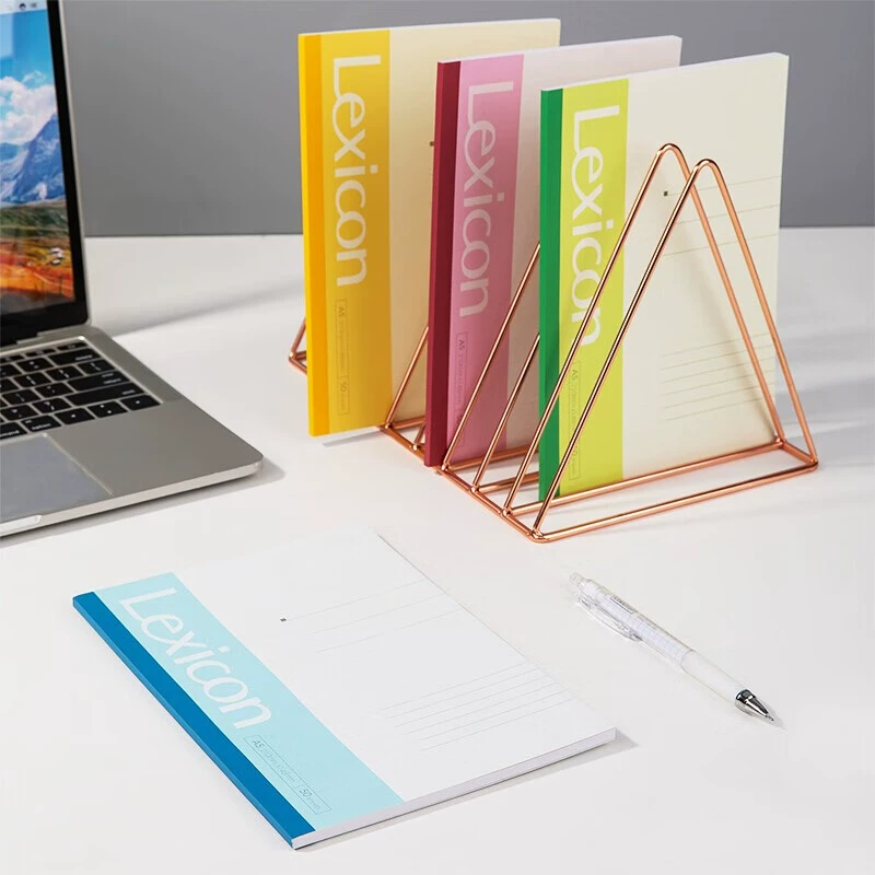 Notebook (Deli 7653) A5 soft-spine, 60 pages — wireless bound, random cover color