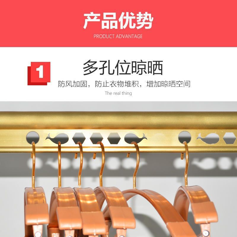 物干しラック昇降手回し二本竿バルコニー物干しロッドシングルロッドダブルロッド屋内キルト乾燥アルミ合金クール|undefined