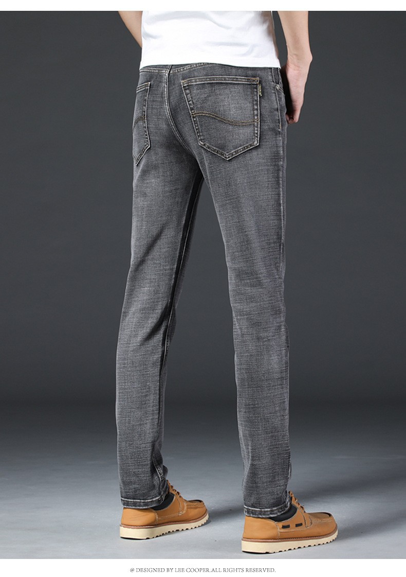 Ligne de pantalons pour hommes Light Luxury Cow Goods Original Jeans_voghion.com