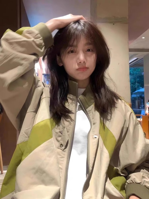 复古棒球服女春秋季2025新款撞色百搭运动夹克宽松学生薄款外套潮|undefined
