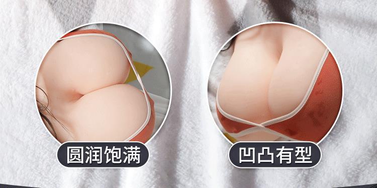 Jiuai Half-Body Male Masturbator with TPE Breast and Vagina Mold, Manual Use — detail image 8