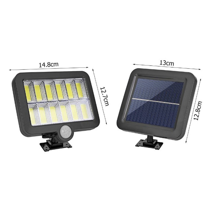 Lámpara solar exterior con sensor de movimiento