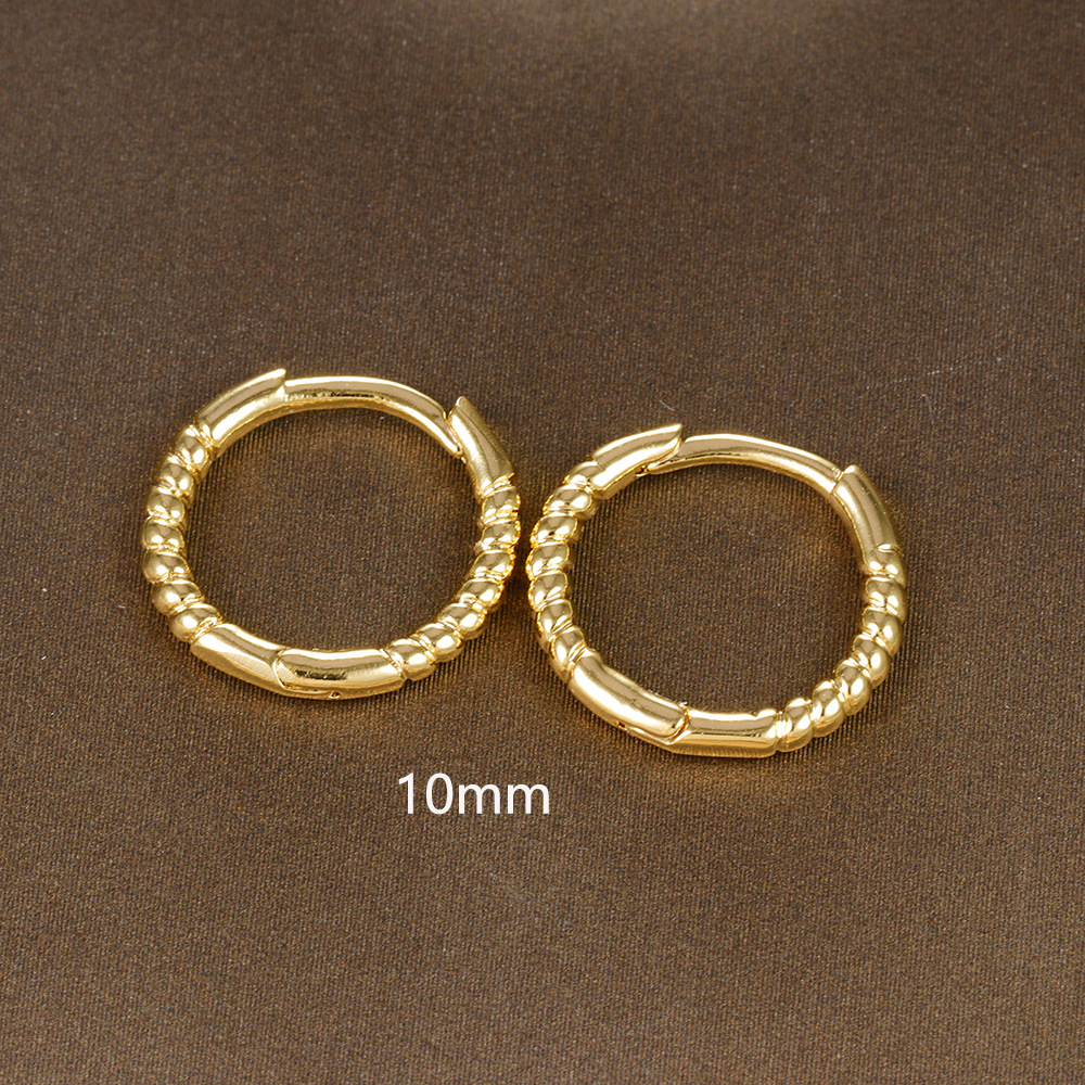 10g Weight Copper Ear Needle Material Zircon Inlay Material Charm Sleeper Hoop Earrings, Drop Earrings Classification 1 Pair Quantity Daily Occasion Copper Material Geometric Pattern Women's Gender Plating Design IG Style Style 1 Pair IG Style Geometric Plating Copper Zircon Drop Earrings 13